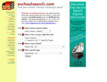 Tablet Screenshot of eschoolsearch.com